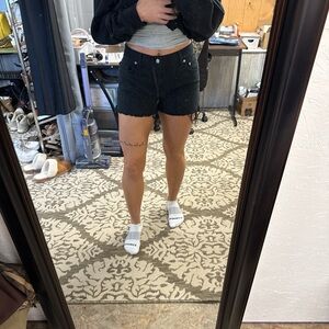 Levi's Black Jean Shorts for Women